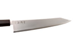Couteau de chef gyuto kiritsuke 24cm japonais artisanal Hatsukokoro Kaijin BS2 ébène