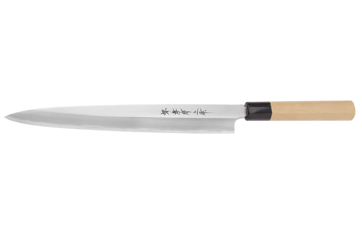 Couteau yanagiba 27cm japonais artisanal Sakai Takayuki Honkasumi pour gaucher