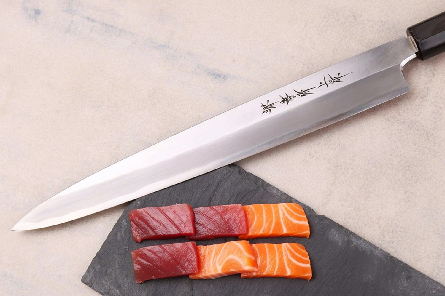 Couteau yanagiba 27cm japonais artisanal Sakai Takayuki Honkasumi pour gaucher