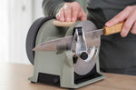 Affûteuse électrique TORMEK T-1 vert sauge meule diamant silencieuse