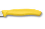 Couteau de table Victorinox SwissClassic jaune lame à dents 11cm