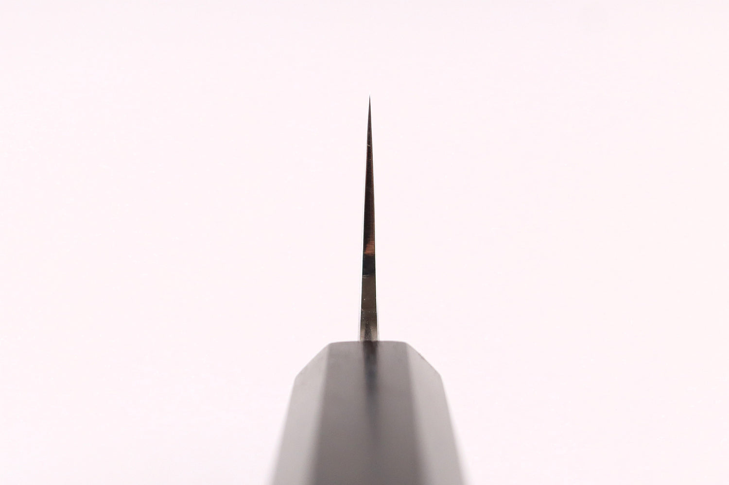 Couteau santoku 18cm japonais artisanal Hatsukokoro Ginga ATS-34 Damas ébène