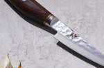 Couteau d'office japonais Miyabi 6000MCT lame martelée 9cm + manche en Pakka