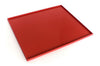 Tapis lisse de cuisson en silicone rouge 55x35cm bord épais
