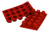 Moule en silicone professionnel Silikomart Silicon Flex 300x175mm 15 mini cannelés
