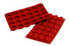 Moule en silicone professionnel Silikomart Silicon Flex 300x175mm 24 savarins ovales