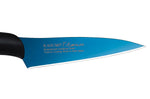 Couteau d'office Kasumi Titanium bleu lame 8cm