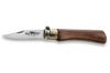 Couteau artisanal Old Bear XS lame inox 6cm manche noyer avec virole