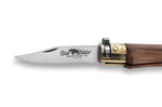 Couteau artisanal Old Bear XS lame inox 6cm manche noyer avec virole