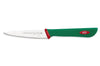 Couteau d'office professionnel SANELLI Premana lame semi-rigide 10cm manche vert