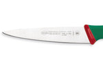 Couteau d'office professionnel SANELLI Premana lame semi-rigide 10cm manche vert