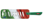 Couteau d'office professionnel SANELLI Premana lame semi-rigide 10cm manche vert