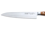 Couteau de chef DICK 1778 lame acier 3 couches 24cm manche bois de prunier