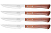 Coffret de 4 couteaux à steak/pizza Arcos lame dentelée 11cm manche en bois de hêtre compressé