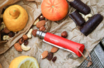 Couteau Opinel Baroudeur n°08 lame 8,5cm manche rouge