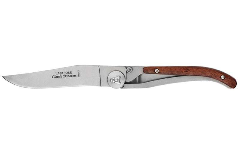 Couteau Laguiole C. Dozorme Lame inox manche vallernia 11cm à cran intérieur