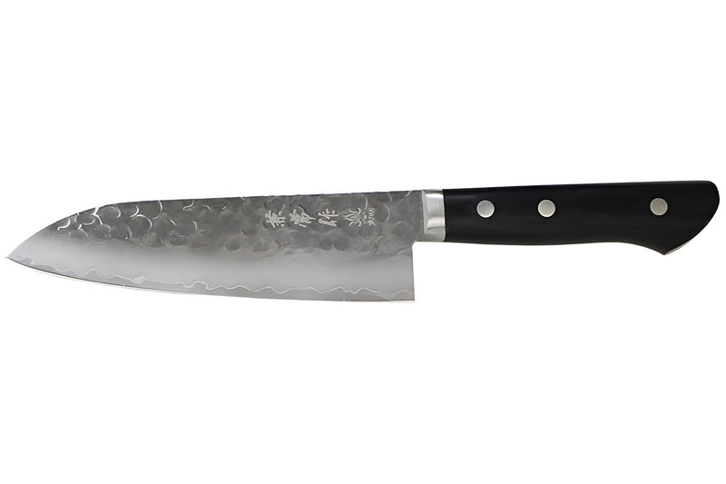 Couteau santoku 16,5cm Japan Kanetsune acier VG1 martelé