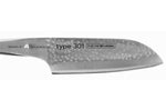Couteau santoku Chroma Type 301 Design by F.A. Porsche martelé 18cm