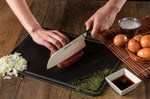 Couteau Santoku forgé Arcos Natura alvéolé 18cm palissandre