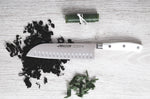 Couteau santoku forgé Riviera White Arcos lame 18cm acier NITRUM®