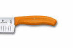 Couteau Santoku lame alvéolée inox 17cm manche orange Victorinox 6.8526.17L9