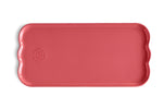 Plat à cake Emile Henry Madeleine en céramique 31,5x15x2cm Rose Candy