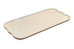 Plat à cake Emile Henry Madeleine en céramique 31,5x15x2cm Argile