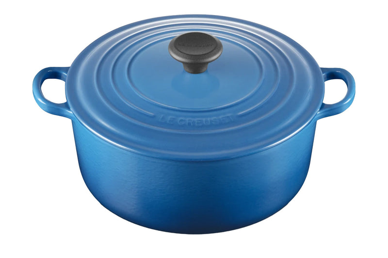 Cocotte ronde en fonte émaillée Le Creuset Signature Marseille - 22cm
