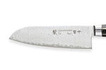 Couteau santoku Tamahagane Kyoto lame 17.5cm acier damas VG5