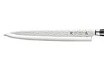 Couteau sashimi japonais Tamahagane Tsubame lame martelée 24cm acier VG5