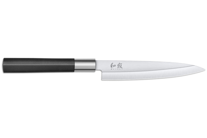 Couteau yanagiba japonais KAI Wasabi Black lame 15.5cm