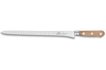 Couteau saumon SABATIER Provençao 100% forgé alvéolé 30cm manche olivier