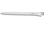 Couteau saumon SABATIER Provençao 100% forgé alvéolé 30cm manche olivier
