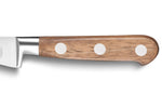 Couteau saumon SABATIER Provençao 100% forgé alvéolé 30cm manche olivier