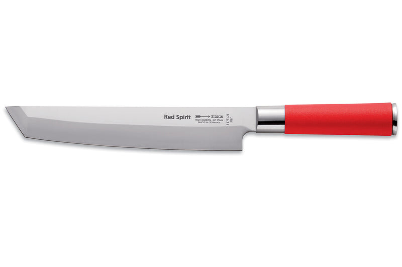 Couteau trancheur Tanto DICK Red Spirit acier inox 21cm manche rouge