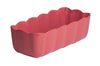 Moule à cake Emile Henry Madeleine en céramique 28,5x13x9cm Rose Candy