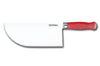 Feuille de boucher Bargoin rouge acier inox dos droit 26cm 0.7 Kg