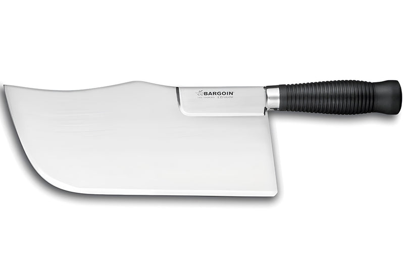 Feuille de boucher renforcée Bargoin noir dos cintré 28cm 0.97 Kg