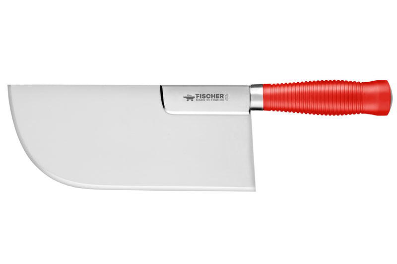 Feuille de boucher renforcée Bargoin rouge dos droit 26cm 0.84 Kg