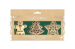 Coffret 3 découpoirs + embosseurs Scrapcooking édition Noël
