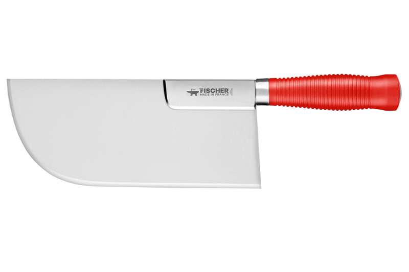 Feuille de boucher renforcée Bargoin rouge dos droit 28cm 0.91 Kg