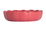 Moule rond Emile Henry Madeleine en céramique 27cm Rose Candy