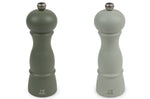 Coffret duo moulin à sel et poivre Peugeot Amboise en bois de hêtre vert fougère + sauge 18cm