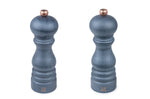 Coffret duo moulin à sel et poivre Peugeot Paris Denim en bois de hêtre 18cm
