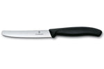 Couteau de table Victorinox Swissclassic noir lame à dents 11cm