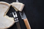 Set à fromage Opinel couteau lame 12,5cm + fourchette inox