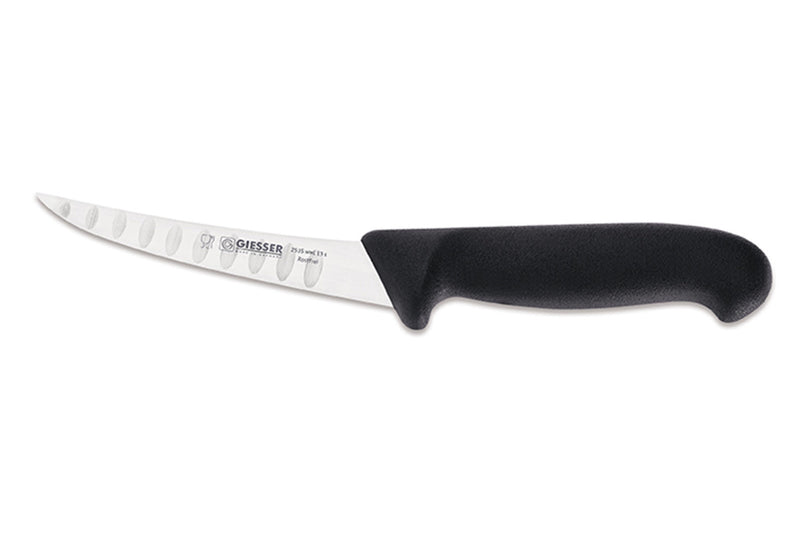 Couteau à désosser pro Giesser lame recourbée 13cm alvéolée 2535