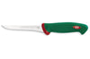 Couteau à désosser professionnel SANELLI Premana lame fine 14cm manche vert