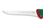 Couteau à désosser professionnel SANELLI Premana lame fine 14cm manche vert