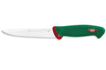 Couteau à désosser professionnel SANELLI Premana lame rigide 16cm manche vert